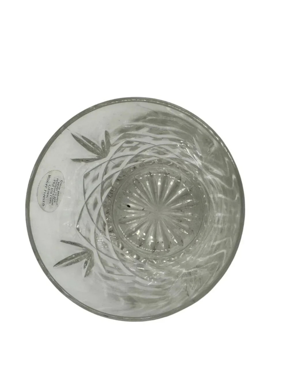 Royal Limited Handcut Crystal 24% Lead Whiskey Glass Czech Republic Elegant